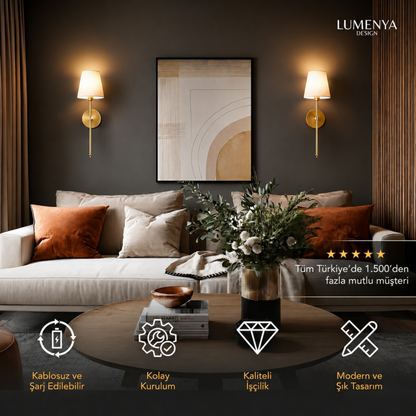 Lumenya™ Kablosuz Duvar Apliği